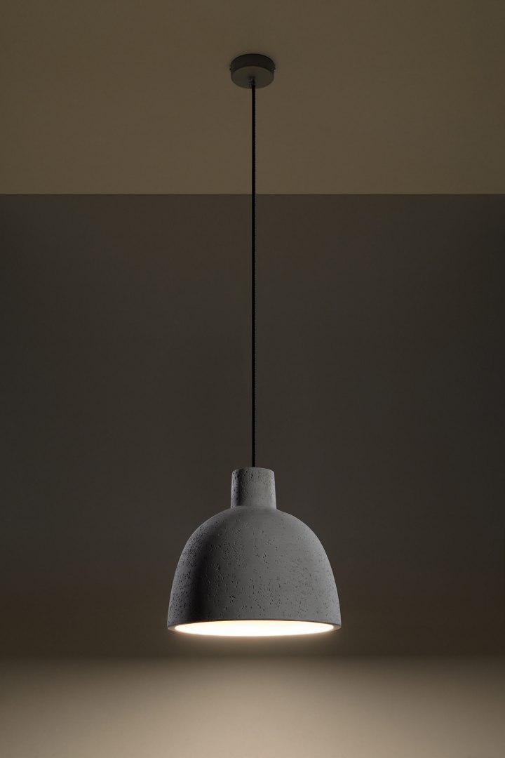 Lampa wisząca DAMASO beton - Sollux Lighting - wizualizacja