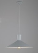 Lampa wisząca ELISTA szara stożkowy metalowy klosz - Ledea