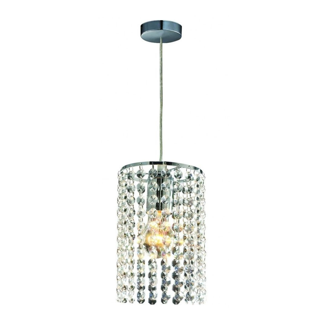 Lampa wisząca pojedynczy zwis nad stół wyspę do sypialni BRIGHT STAR 1 kryształowy klosz - Light Prestige Lampa wisząca pojedynczy zwis nad stół wyspę do sypialni BRIGHT STAR 1 kryształowy klosz - Light Prestige
