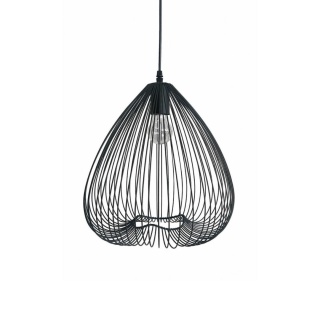 Lampa wisząca FRUSTA duża czarna - Light Prestige