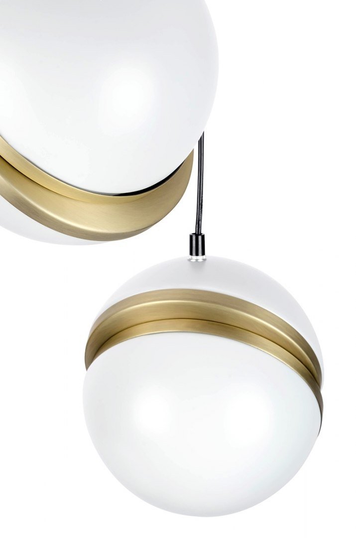 Lampa wisząca GLOBE 3 złota LED - King Home Lampa wisząca GLOBE 3 złota LED - King Home