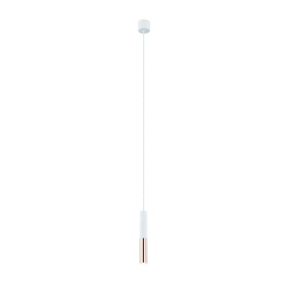 Lampa wisząca SLIMI S BIANCO / ROSE GOLD - Orlicki Design