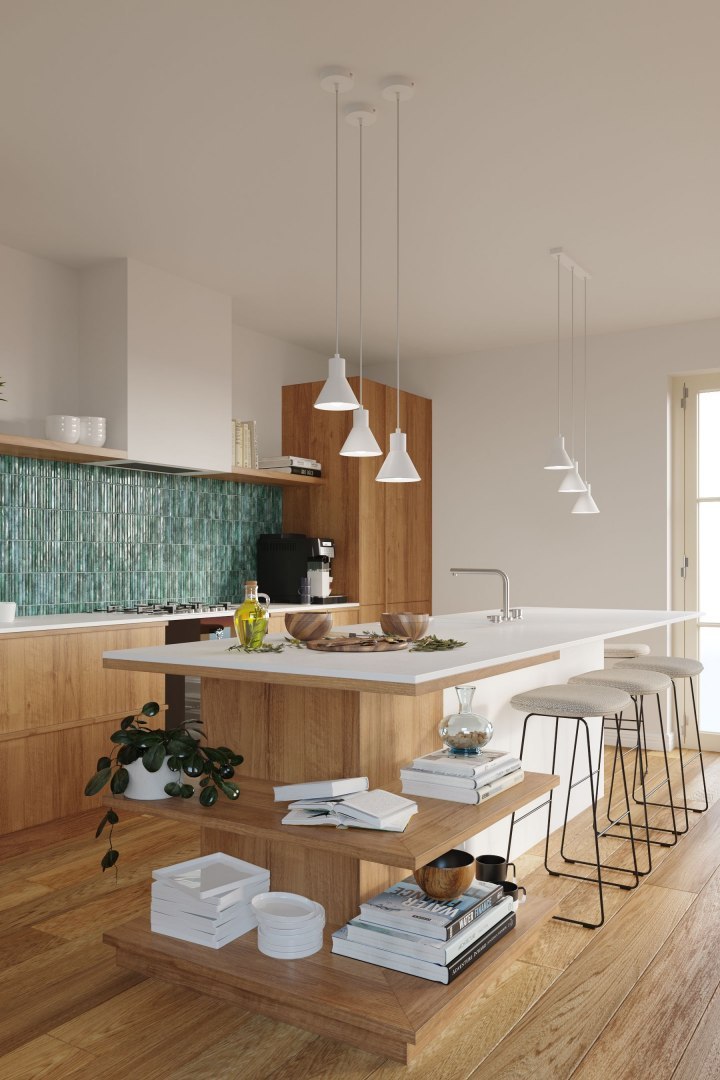 Lampa wisząca TALEJA 1 biała metalowa minimalistyczna - Sollux Lighting - wizualizacja lampa we wnetrzu Lampa wisząca TALEJA 1 biała metalowa minimalistyczna - Sollux Lighting - wizualizacja lampa we wnetrzu