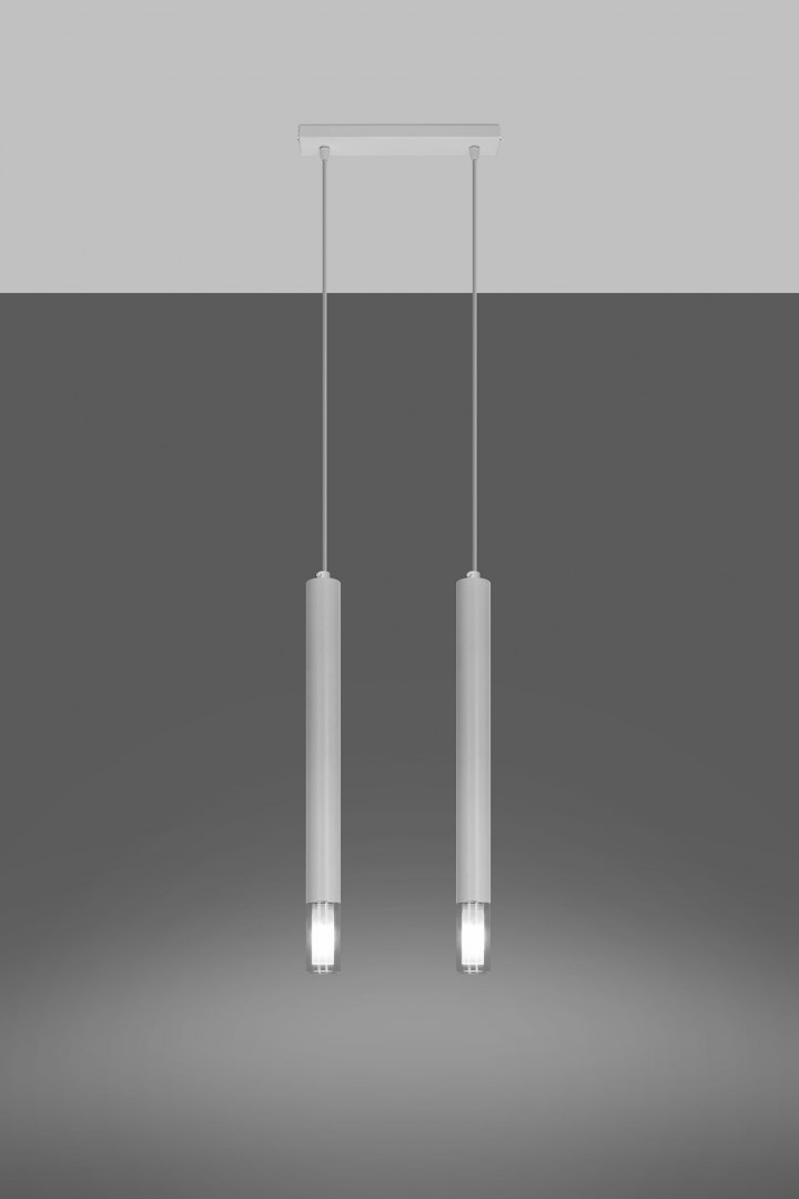 Lampa wisząca WEZYR 2 biała - Sollux Lighting Lampa wisząca WEZYR 2 biała - Sollux Lighting
