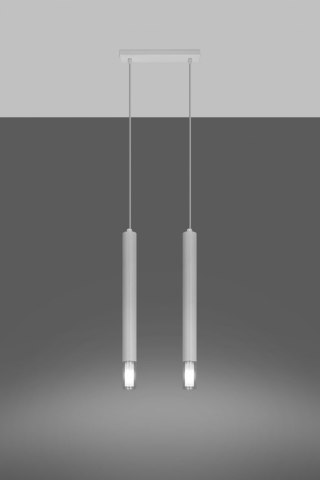 Lampa wisząca WEZYR 2 biała - Sollux Lighting