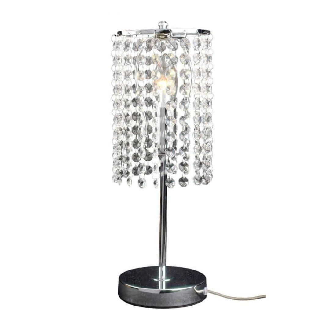 Lampka stołowa Bright Star salon sypialnia kryształowy klosz elegancka glamour - Light Prestige