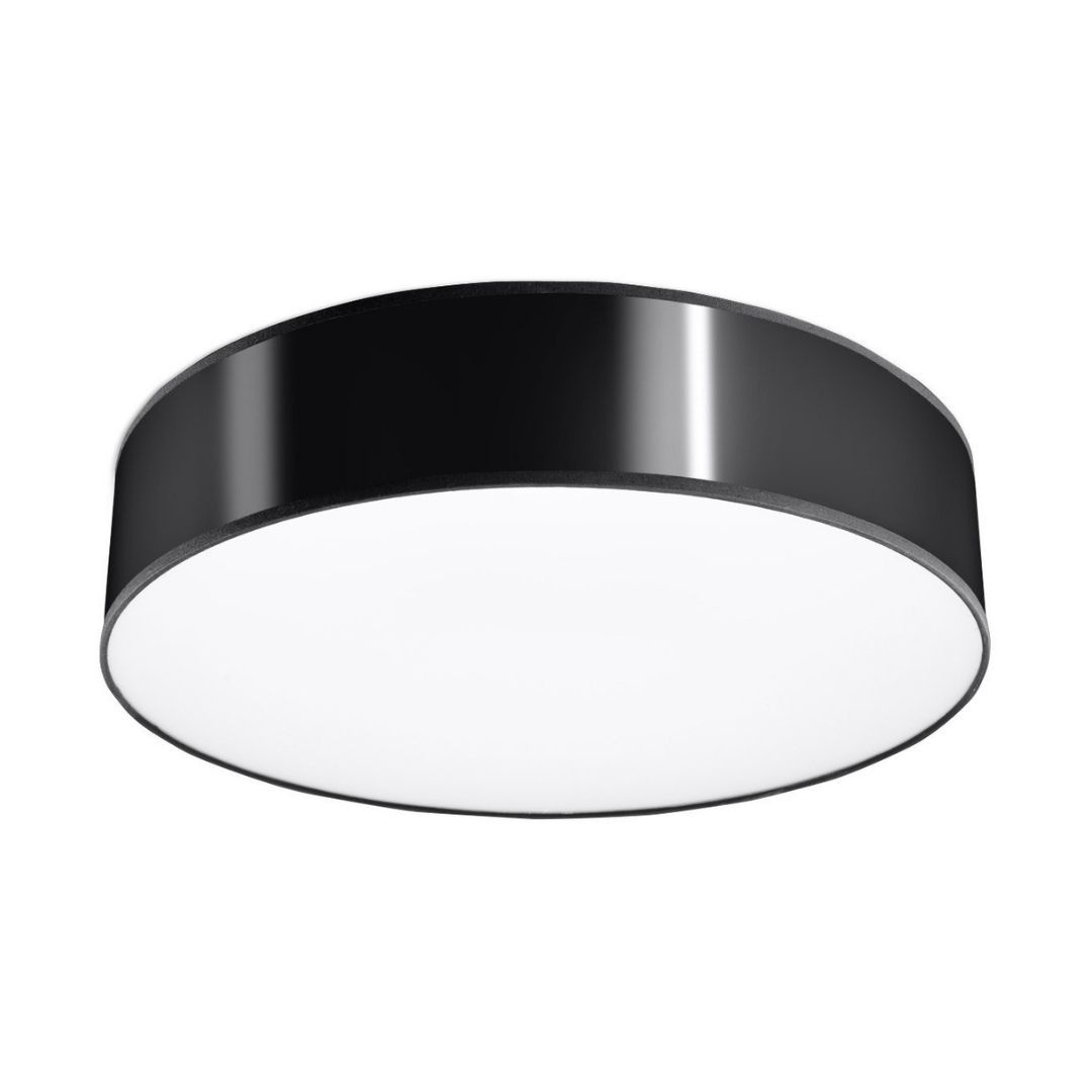 Plafon lampa sufitowa okrągła ARENA 45 czarna Sollux Lighting Plafon lampa sufitowa okrągła ARENA 45 czarna Sollux Lighting