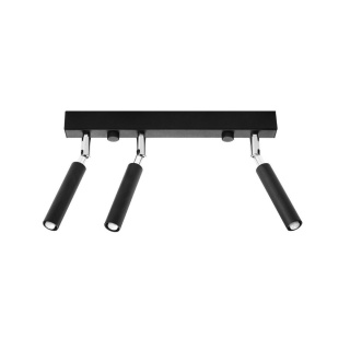 Plafon EYETECH 3 czarny - Sollux Lighting