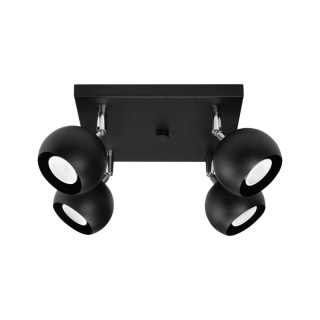 Plafon OCULARE 4 czarny - Sollux Lighting