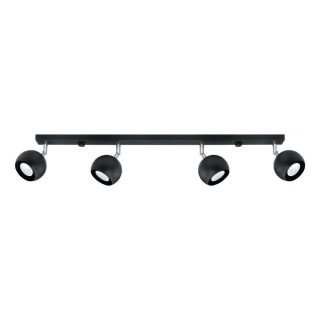 Plafon OCULARE 4L czarny - Sollux Lighting