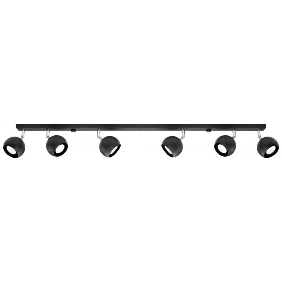 Plafon OCULARE 6L czarny - Sollux Lighting Plafon OCULARE 6L czarny - Sollux Lighting