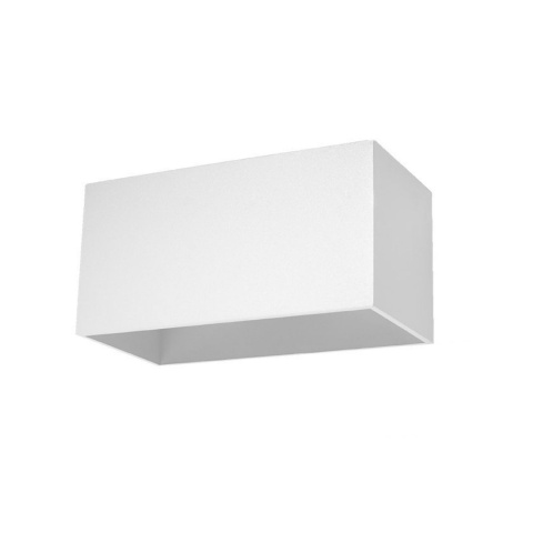 Kinkiet QUAD MAXI biały nowoczesny prostokątny salon sypialnia - Sollux Lighting