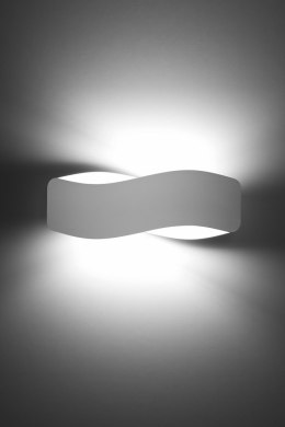 Kinkiet stalowy TILA 40 biały lampa ścienna dekoracyjna - Sollux Lighting