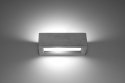 Kinkiet betonowy VEGA 30 beton lampa ścienna dekoracyjna - Sollux Lighting - zapalona lampa