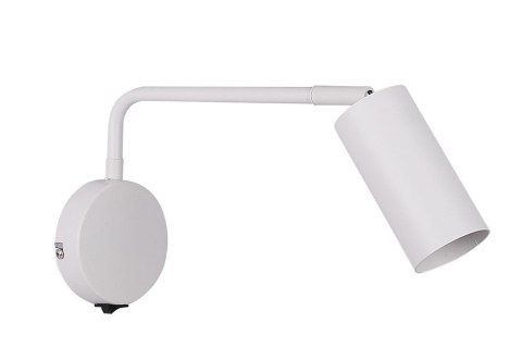Kinkiet TINA biały regulowany lampka do czytania z włącznikiem - Candellux Lighting Kinkiet TINA biały regulowany lampka do czytania z włącznikiem - Candellux Lighting