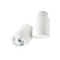 Lampa natynkowa BOSTON 1 biała regulowana pojedyncza tuba - Light Prestige