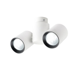 Lampa natynkowa BOSTON 2 biała z czarnym ringiem - Light Prestige