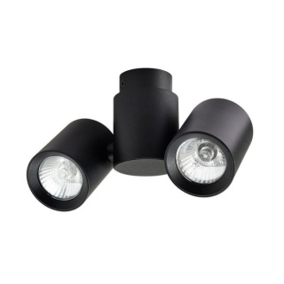 Lampa natynkowa BOSTON 2 czarna regulowana podwójna - Light Prestige