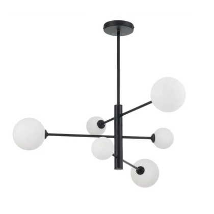 Lampa wisząca DORADO 6 czarna - Light Prestige