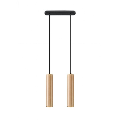 Lampa wisząca LINO 2 drewniana - Sollux Lighting