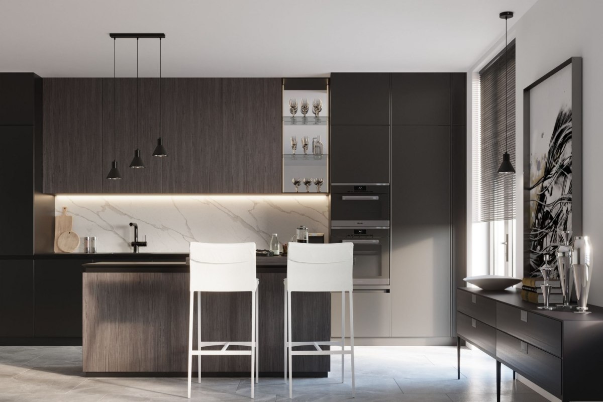 Lampa wisząca TAZILA 1 czarna pojedyncza jeden klosz loftowa - Sollux Lighting - wizualizacja Lampa wisząca TAZILA 1 czarna pojedyncza jeden klosz loftowa - Sollux Lighting - wizualizacja