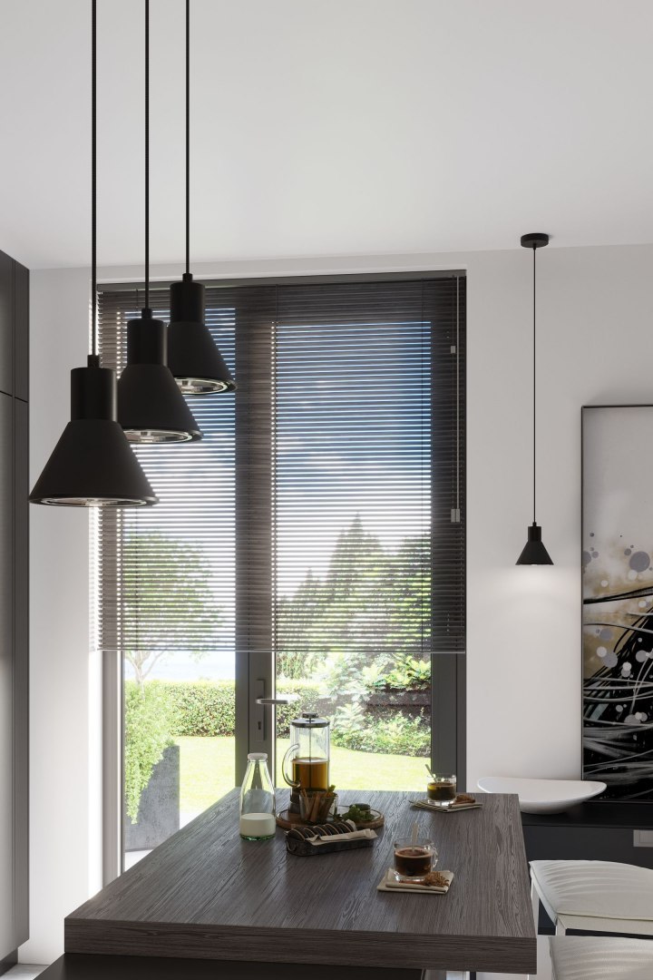 Lampa wisząca TAZILA 1 czarna pojedyncza jeden klosz loftowa - Sollux Lighting - wizualizacja Lampa wisząca TAZILA 1 czarna pojedyncza jeden klosz loftowa - Sollux Lighting - wizualizacja