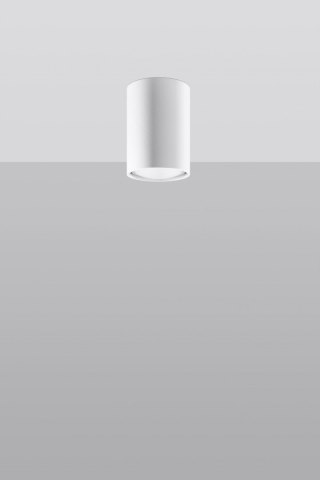 Lampa natynkowa tuba LAGOS 10 biała - Sollux Lighting