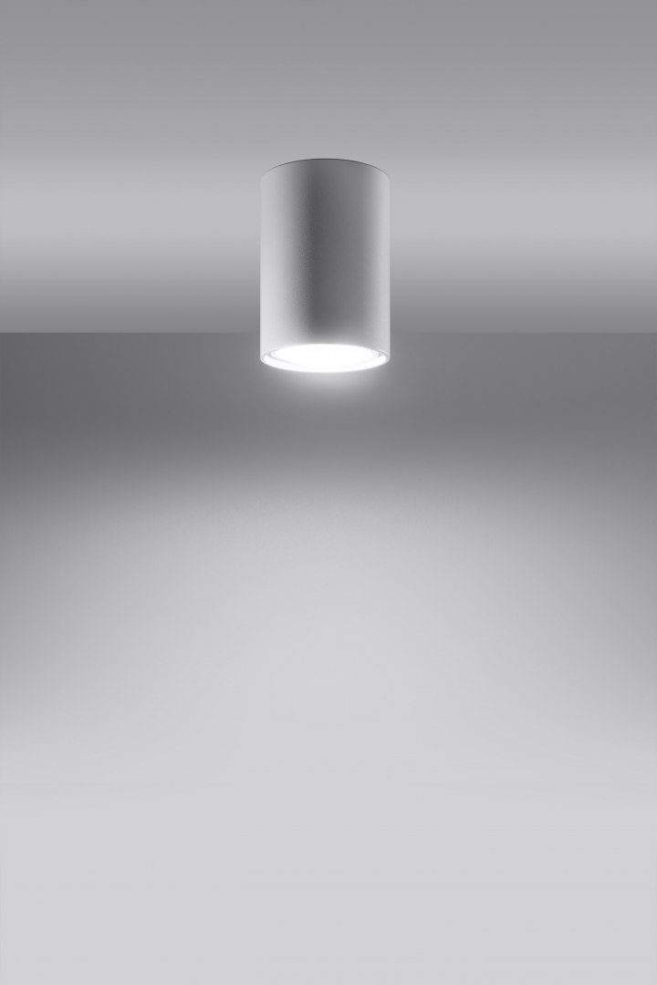 Lampa natynkowa tuba LAGOS 10 biała - Sollux Lighting Lampa natynkowa tuba LAGOS 10 biała - Sollux Lighting