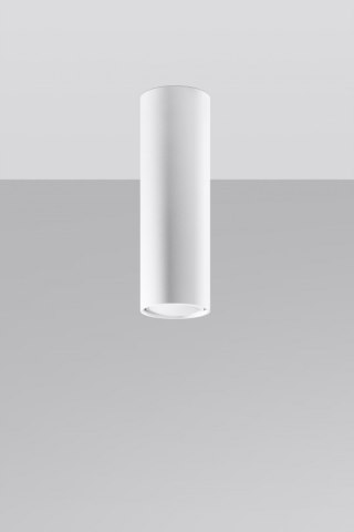 Lampa natynkowa tuba LAGOS 20 biała - Sollux Lighting