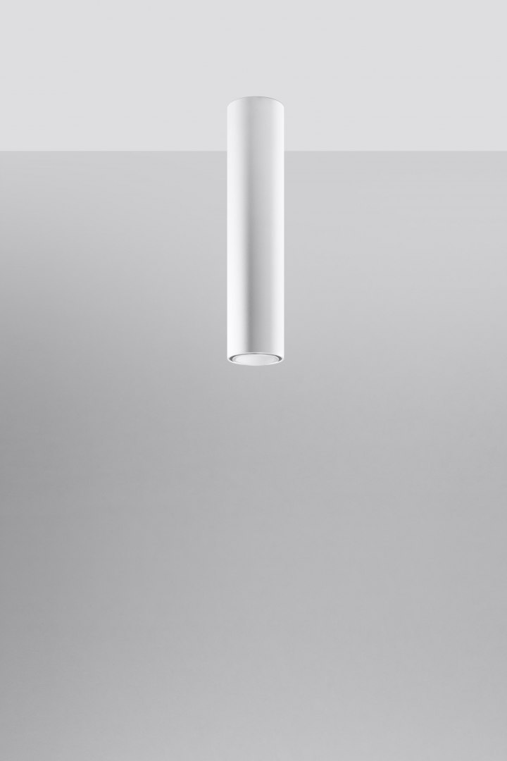 Lampa natynkowa tuba LAGOS 40 biała - Sollux Lighting Lampa natynkowa tuba LAGOS 40 biała - Sollux Lighting