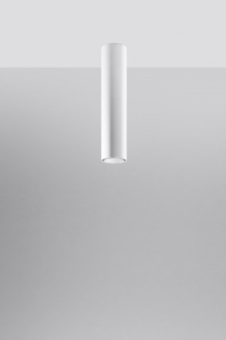 Lampa natynkowa tuba LAGOS 40 biała - Sollux Lighting