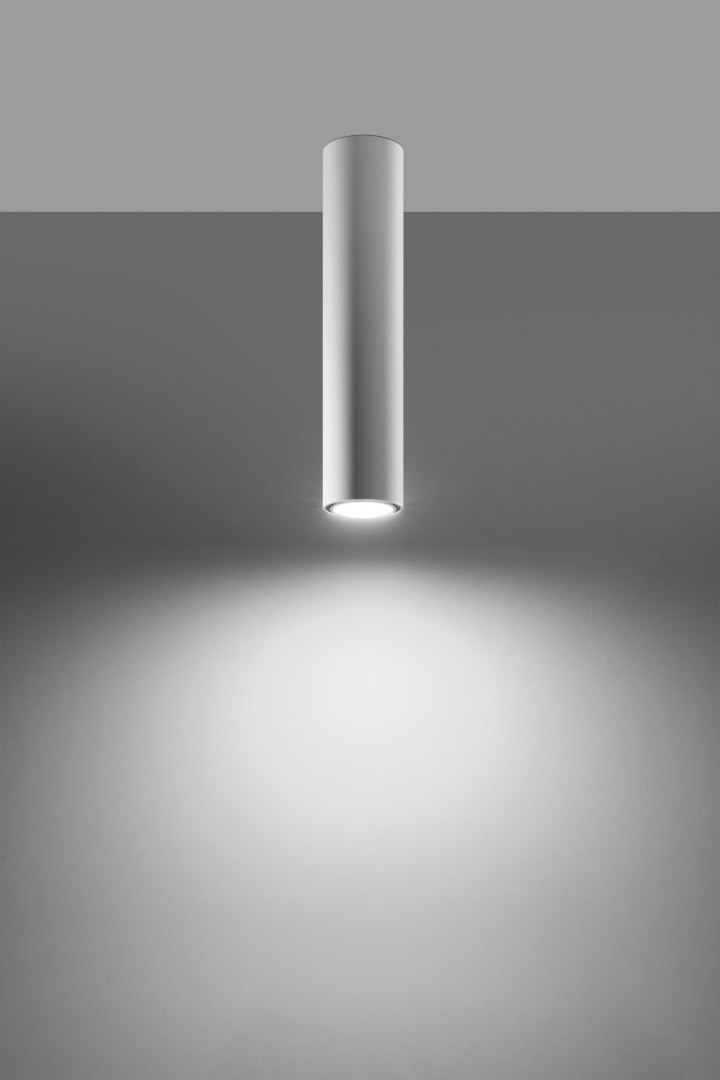 Lampa natynkowa tuba LAGOS 40 biała - Sollux Lighting