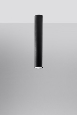 Lampa natynkowa tuba LAGOS 40 czarna - Sollux Lighting