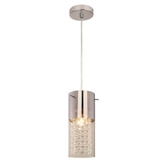 Lampa wisząca ZARA 1 chrom / kryształ - Light Prestige