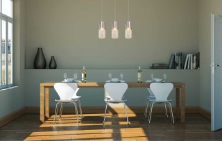 Lampa wisząca ZARA 1 chrom / kryształ - Light Prestige