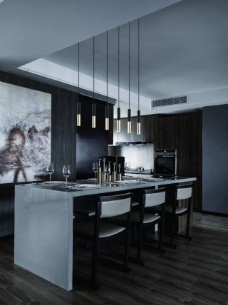 Lampa szynowa Slimi S Nero Track Gold - Orlicki Design