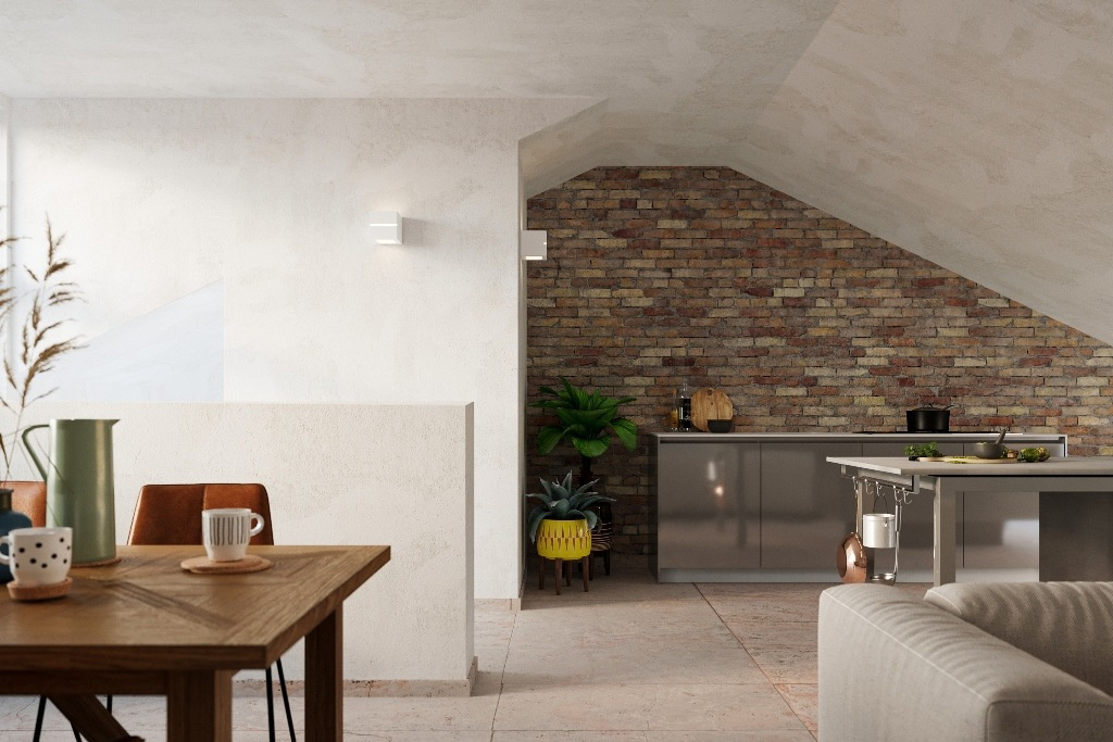Kinkiet ceramiczny LEO LINE biały lampa ścienna dekoracyjna - Sollux Lighting - na ścianie Kinkiet ceramiczny LEO LINE biały lampa ścienna dekoracyjna - Sollux Lighting - na ścianie
