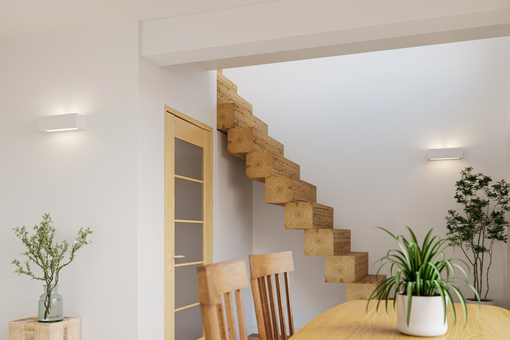 Kinkiet ceramiczny Vega lampa ścienna do biura salonu przedpokoju Sollux Lighting wizualizacja Kinkiet ceramiczny Vega lampa ścienna do biura salonu przedpokoju Sollux Lighting wizualizacja