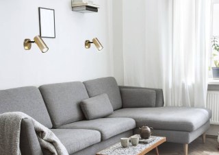 Kinkiet spot COLLY mosiądz regulowany do czytania - Candellux Lighting