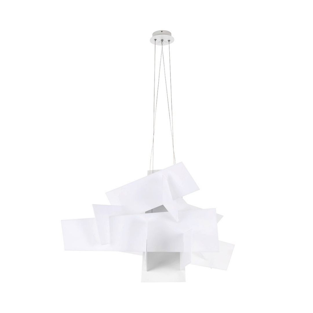 Lampa wisząca BANG BANG 65 biała akrylowa designerska - King Home Lampa wisząca BANG BANG 65 biała akrylowa designerska - King Home