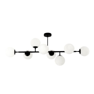 Lampa wisząca DORADO 8 czarna - Light Prestige