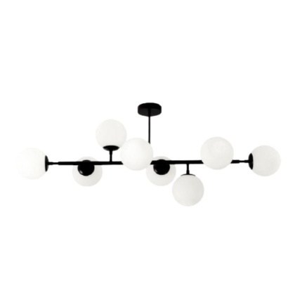 Lampa wisząca DORADO 8 czarna - Light Prestige