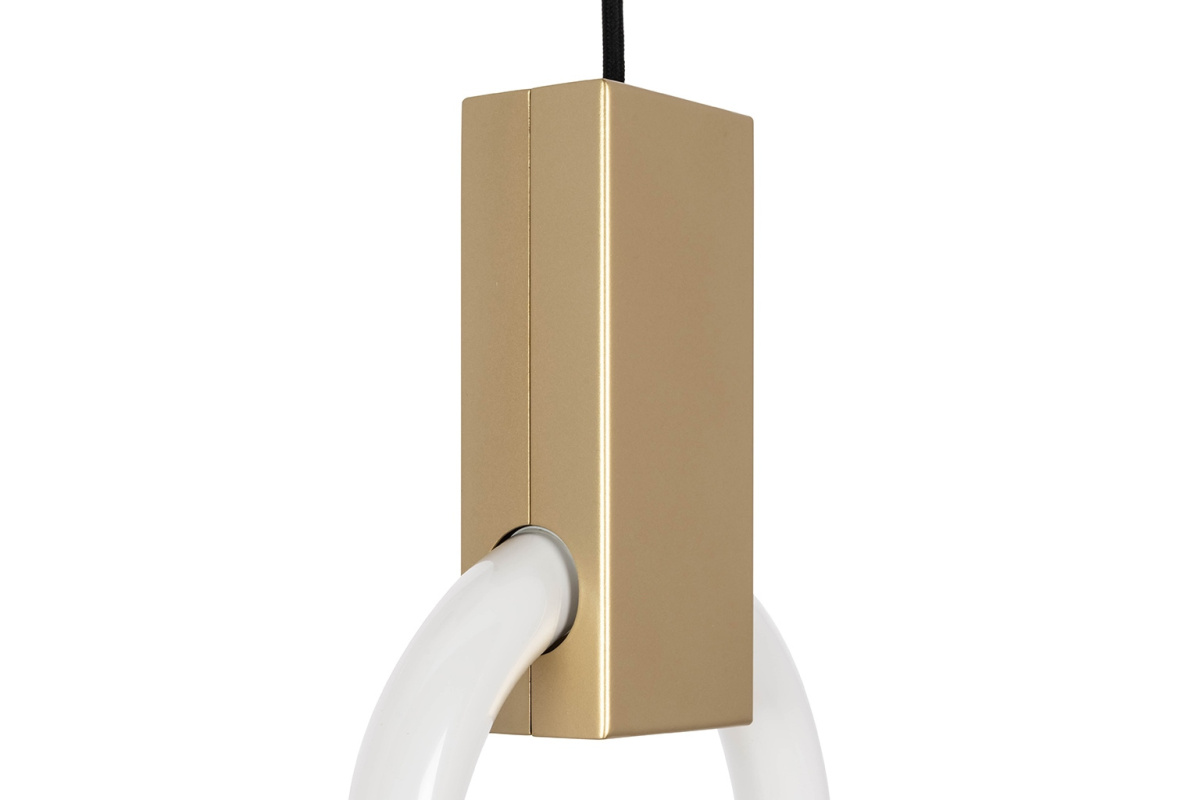 Lampa wisząca HOPP 21 antyczny mosiądz zwis kółko kołatka - King Home Lampa wisząca HOPP 21 antyczny mosiądz zwis kółko kołatka - King Home