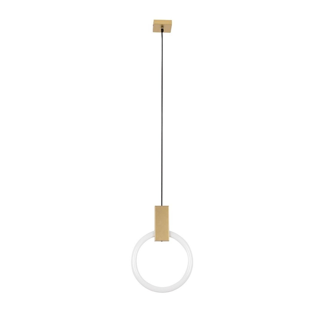 Lampa wisząca HOPP 30 antyczny mosiądz zwis kółko kołatka - King Home Lampa wisząca HOPP 30 antyczny mosiądz zwis kółko kołatka - King Home