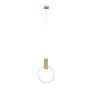 Lampa wisząca HOPP 30 antyczny mosiądz zwis kółko kołatka - King Home