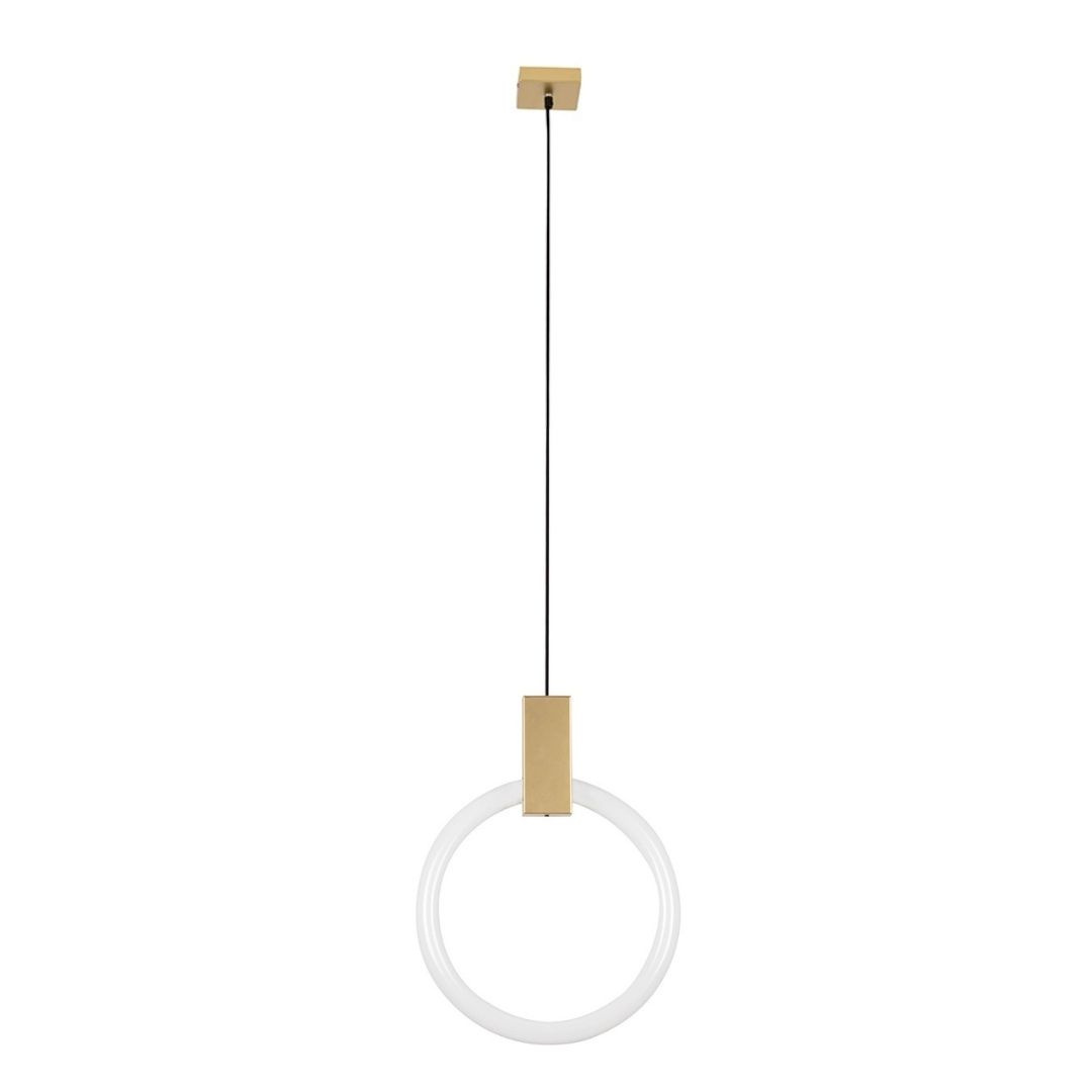 Lampa wisząca HOPP 40 antyczny mosiądz zwis kółko kołatka - King Home Lampa wisząca HOPP 40 antyczny mosiądz zwis kółko kołatka - King Home