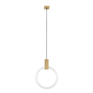 Lampa wisząca HOPP 40 antyczny mosiądz zwis kółko kołatka - King Home