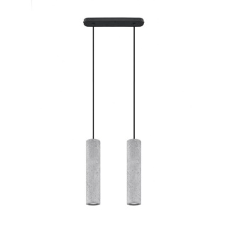 Lampa wisząca LUVO 2 lampa dekoracyjna szary beton - Sollux Lighting
