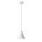 Lampa wisząca TALEJA 1 biała metalowa minimalistyczna - Sollux Lighting