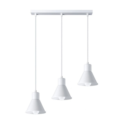Lampa wisząca TALEJA 3 biały potrójny zwis na listwie - Sollux Lighting